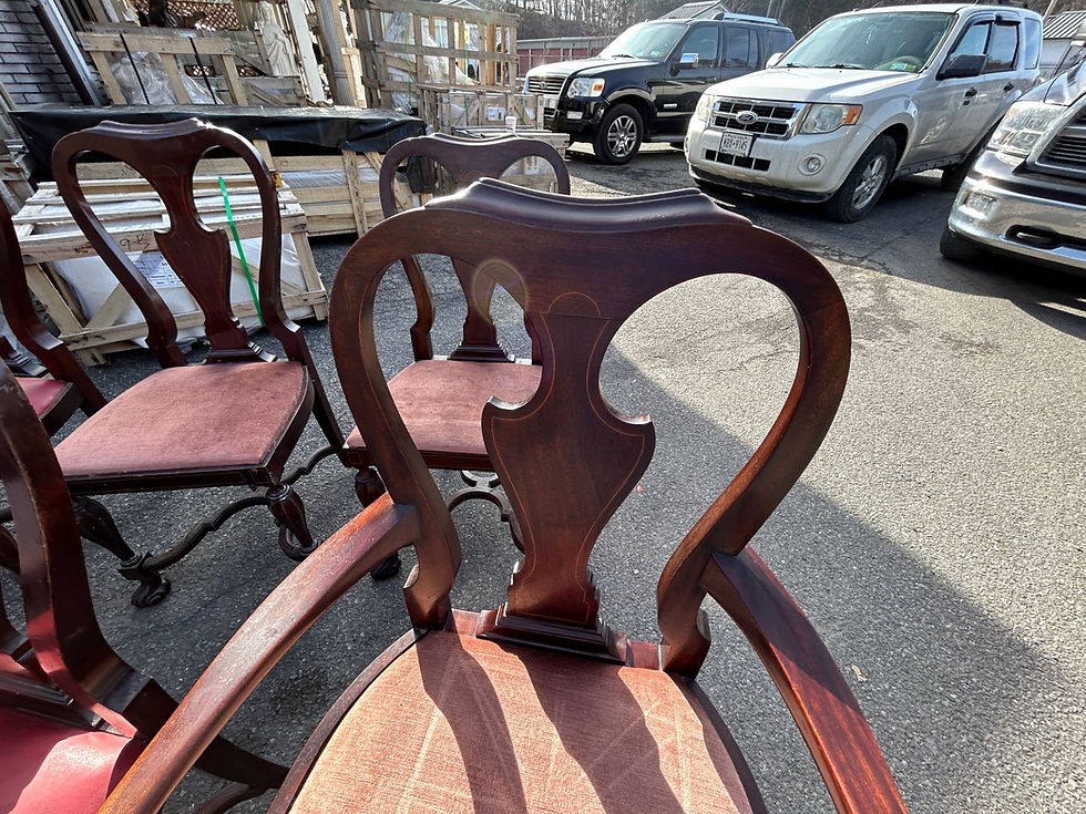 Thumbnail: 14 Antique Rosewood Dining Chairs