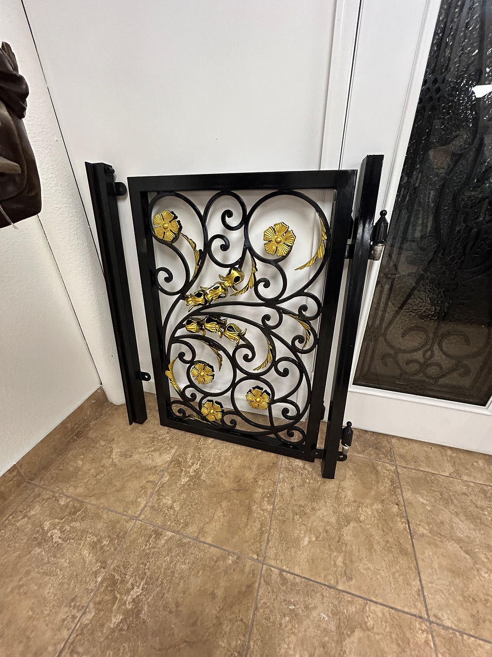Thumbnail: Hand Wrought Iron Entry Gate
