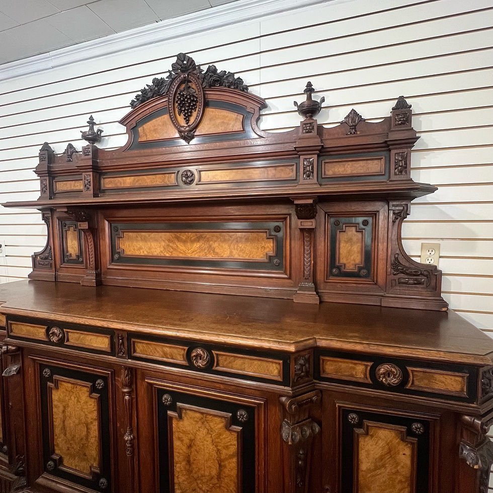 Thumbnail: Monumental Antique Oak French Sideboard