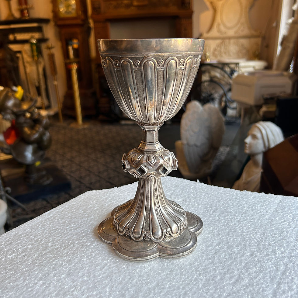Thumbnail: Antique Silver Church Chalice