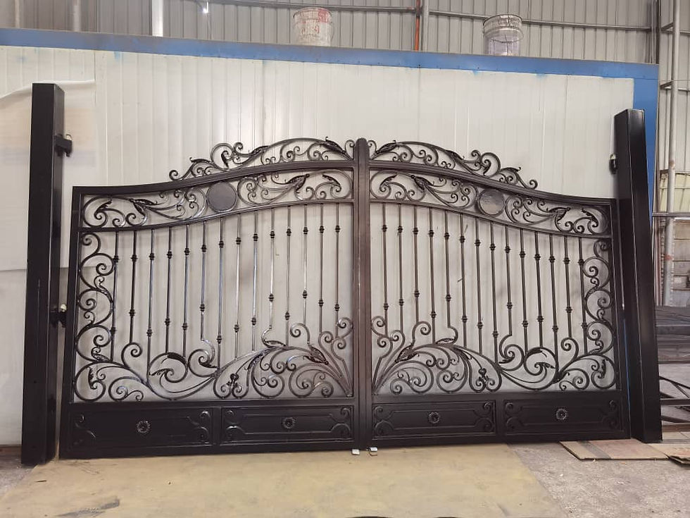 Thumbnail: Clichy Wrought Iron Driveway Gate