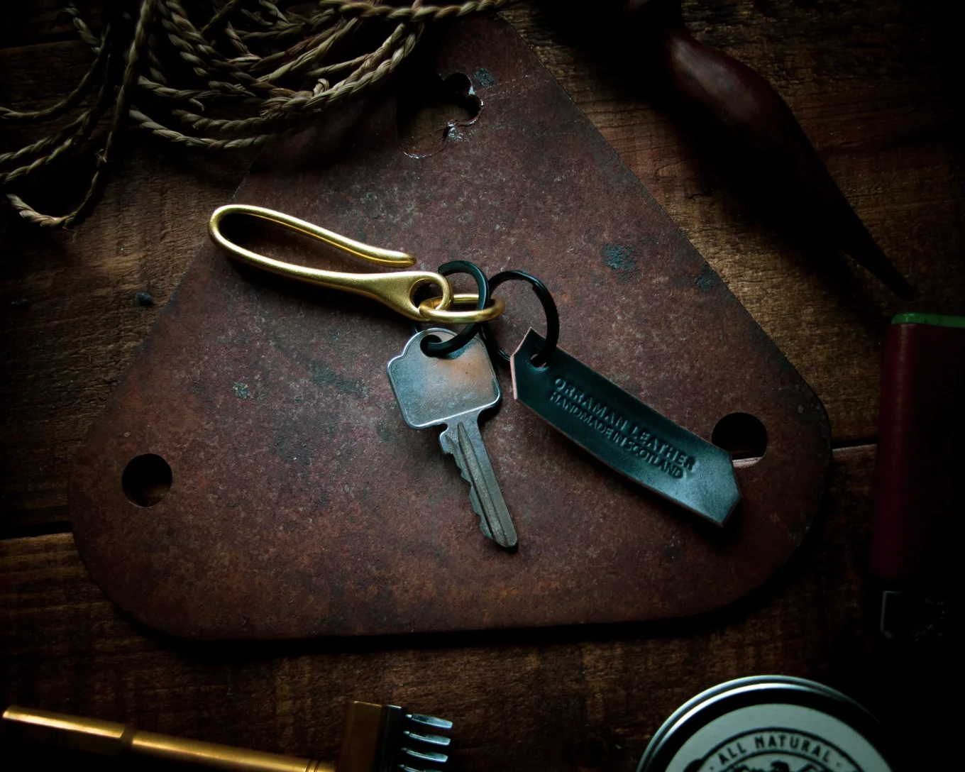 Orraman Leather Logotype