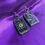 Thumbnail: Black The Star and The Moon Tarot Card Earrings