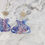 Thumbnail: Blue Purple and Pink Moth Earrings