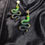 Thumbnail: Green and Black Snake Earrings