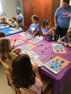 Toccoa First children learn about Jesus and God's Kingdom at Vacation Bible School