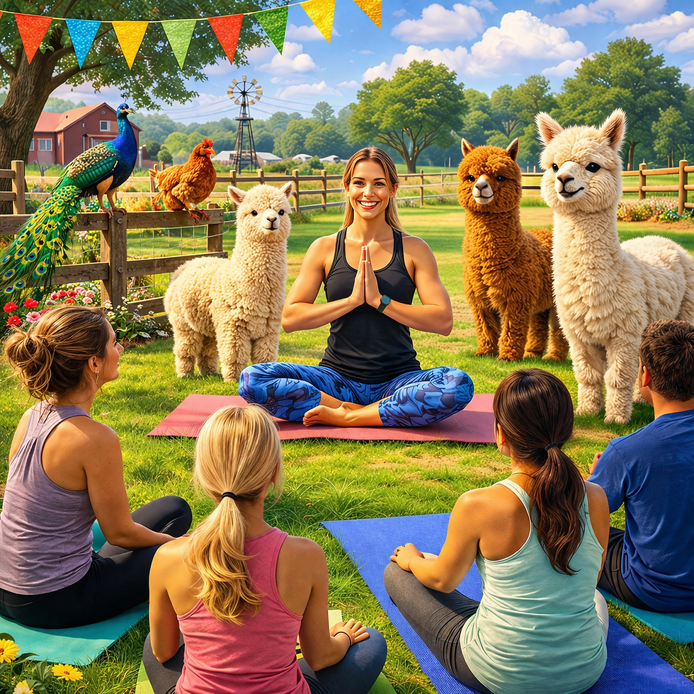 Yoga With The Alpacas (ft. Soundness With Sayde) *WEATHER PERMITTING*