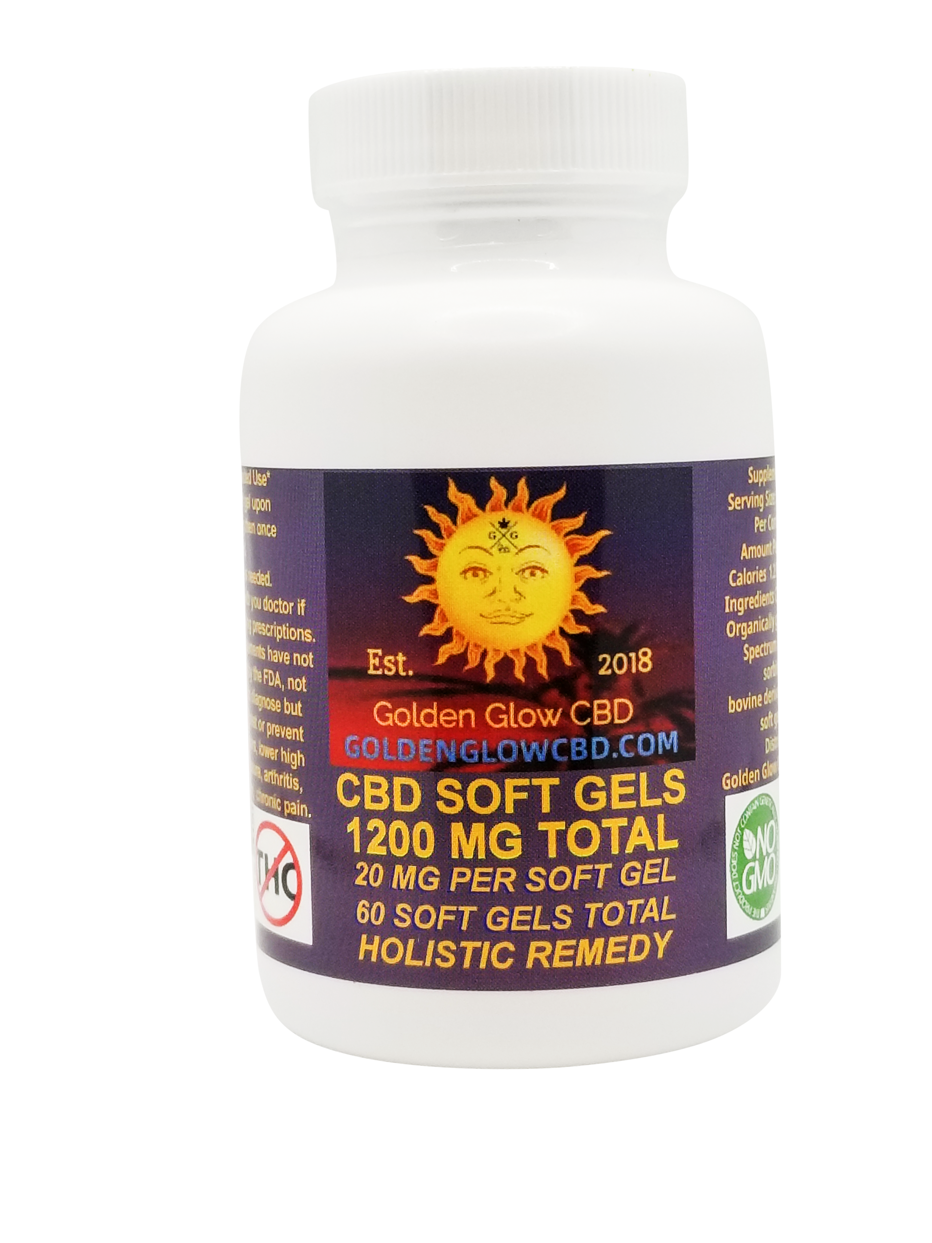Cbd Softgels 1200 Mg Goldenglowcbd