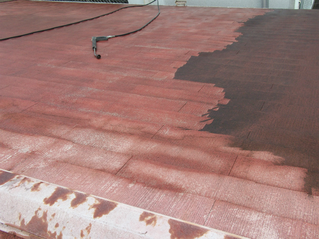 屋根　塗替え工事