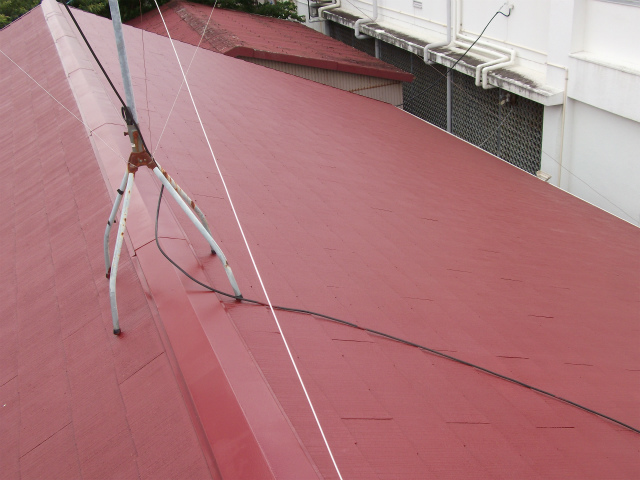 屋根　塗替え工事