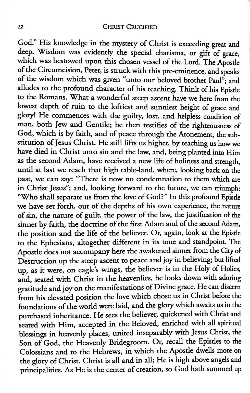Thumbnail: Christ Crucified lectures on 1 Corinthians 2- Adolph Saphir