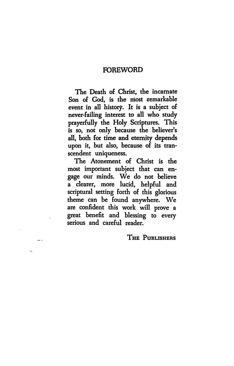 Thumbnail: Satisfaction of Christ A.W. Pink