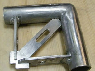 Coin en aluminium pour un cadre