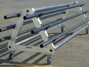 Chariot pour tapis de danse