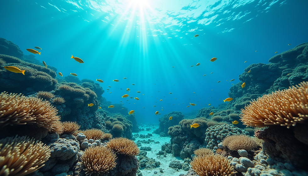 A beautiful underwater reef