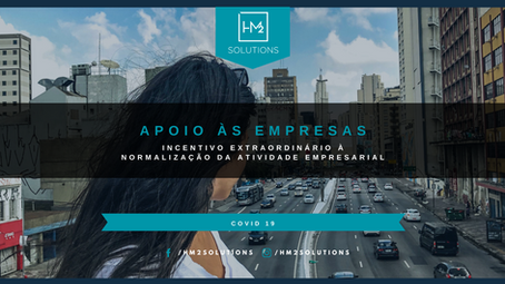 Incentivo extraordinário à normalização da atividade empresarial