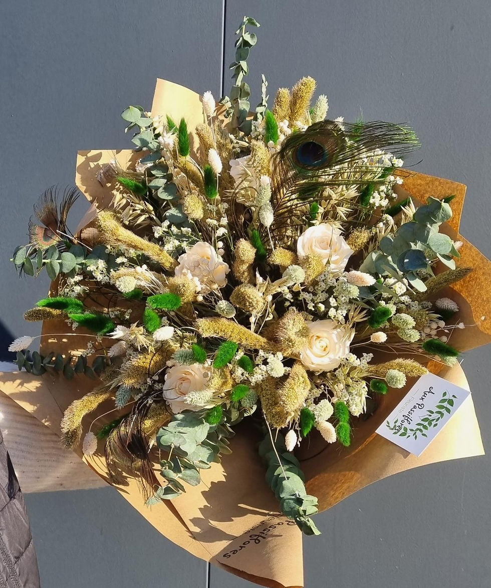 Miniature : Bouquet de fleurs sèches