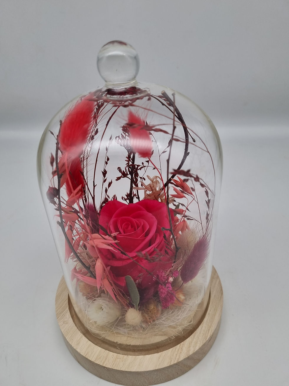 Miniature : Cloche de roses éternelles