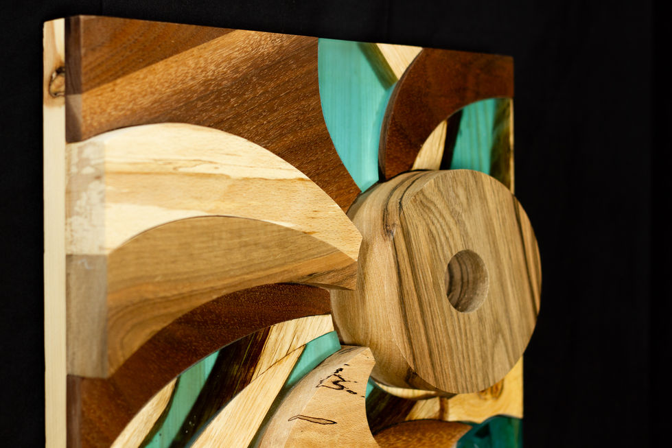 Wall Art, wood and resin Art