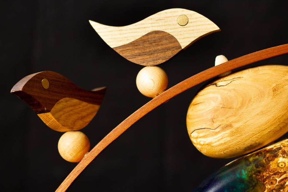 wood and resin art