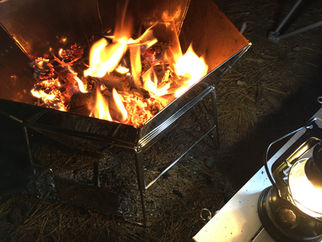 晩秋のキャンプ