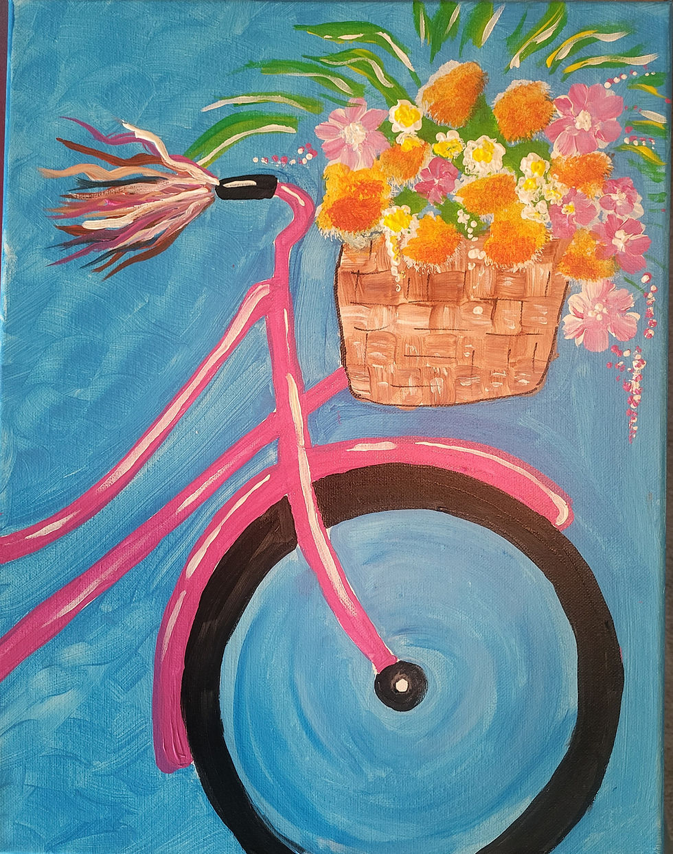 Spring Bike Ride - Abby's Pizza - College