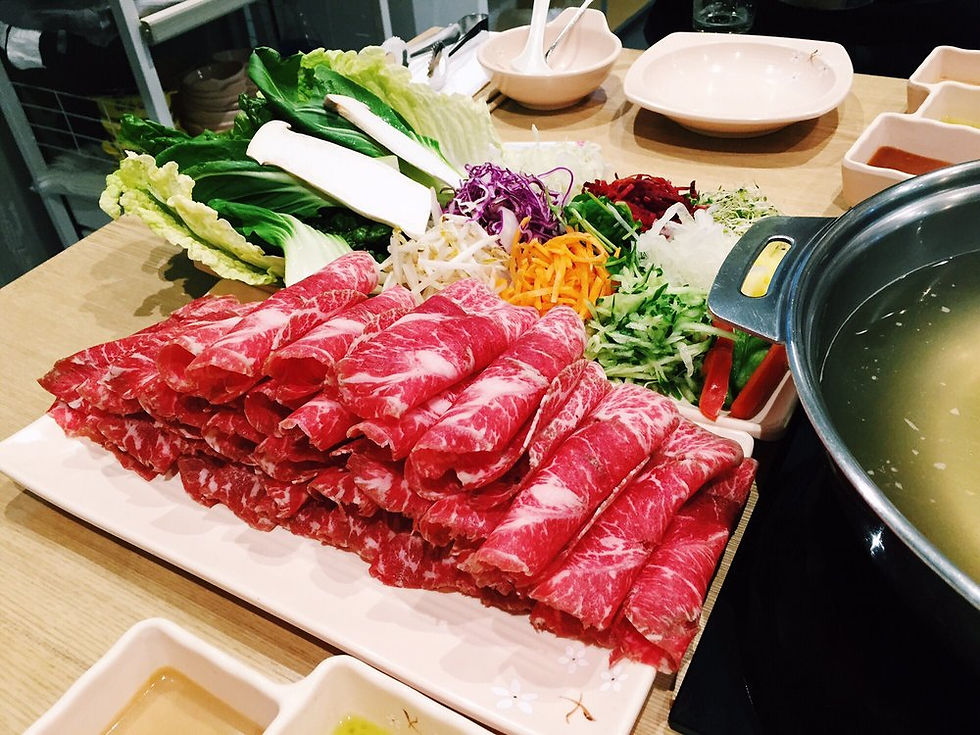 Prime Beef with Spring Roll