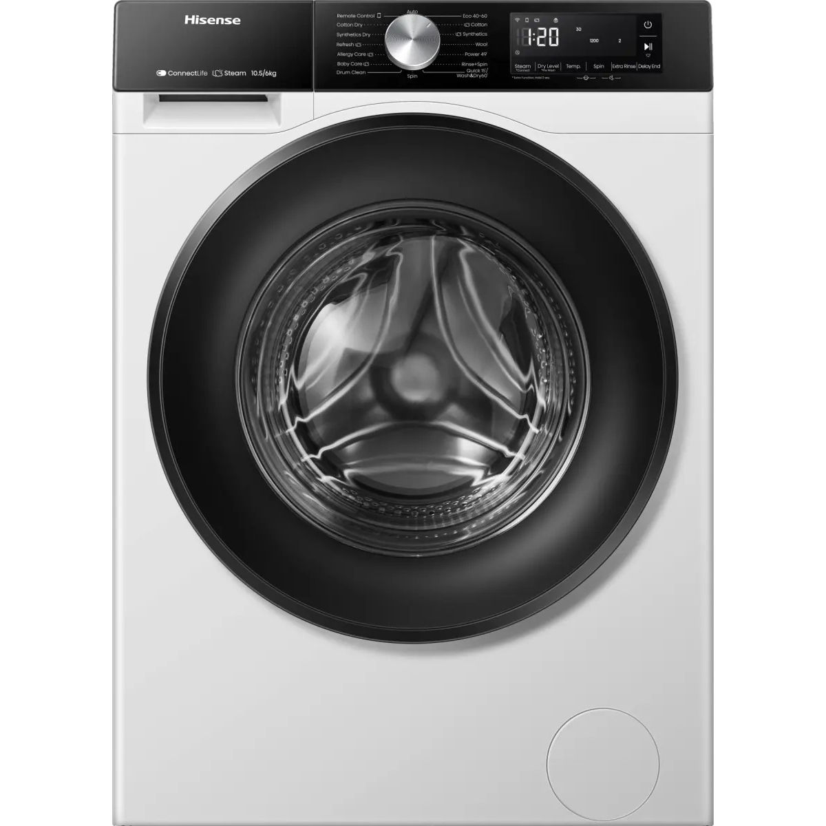 Larese Tharese Hisense WD3S1043BW3 10.5 +6 Kg