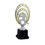 Thumbnail: CRICKET BOWLER / BATSMAN METALLIC OVAL TROPHY 26CM