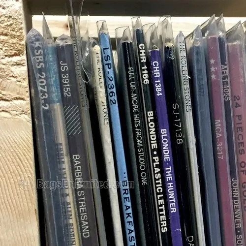 12" Laserdisc / LP Record Cover Polyethylene Protective Sleeves