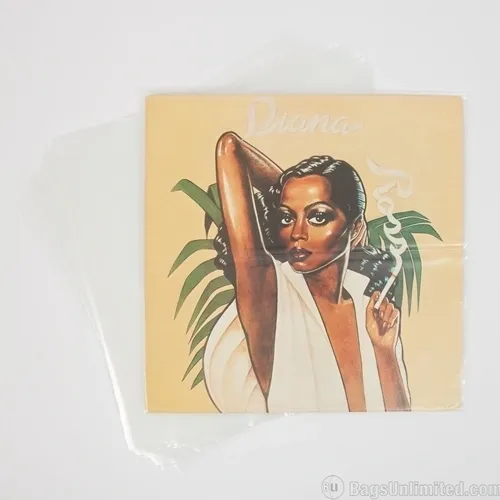 12" Laserdisc / LP Record Cover Polyethylene Protective Sleeves