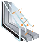triple-pane PATIO DOOR