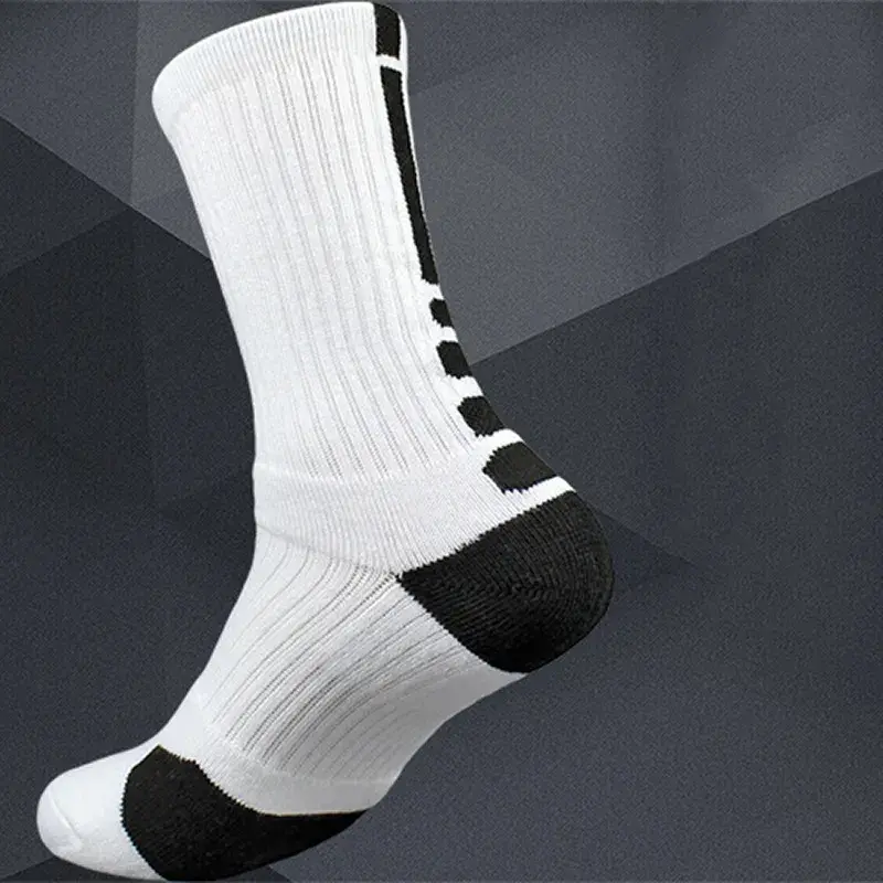 Thumbnail: Men's Knee-High Basketball Socks Cotton Sports Socks