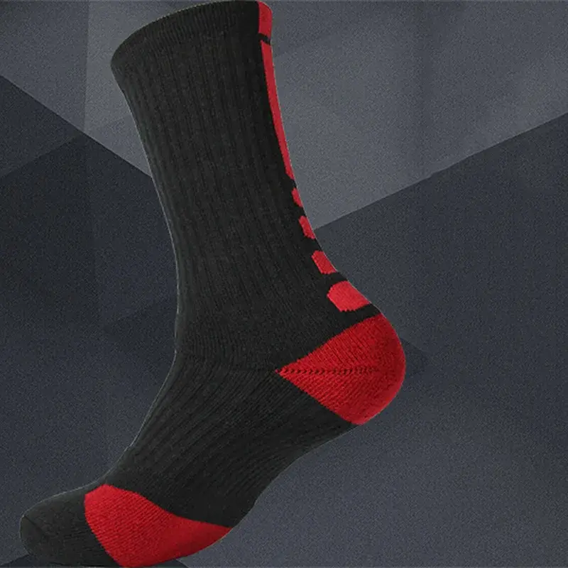 Thumbnail: Men's Knee-High Basketball Socks Cotton Sports Socks