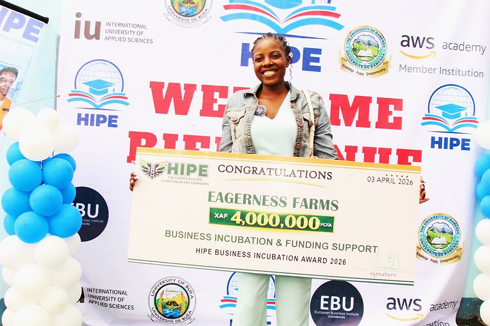 FROM CLASSROOM TO ENTREPRENEURSHIP: HIPE AWARDS OVER 4 MILLION FCFA TO SUPPORT ALUMNI BUSINESSES