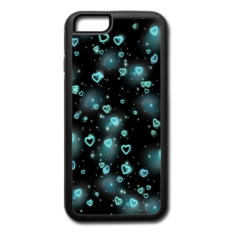 Miniatura: Y2K Green Hearts Case
