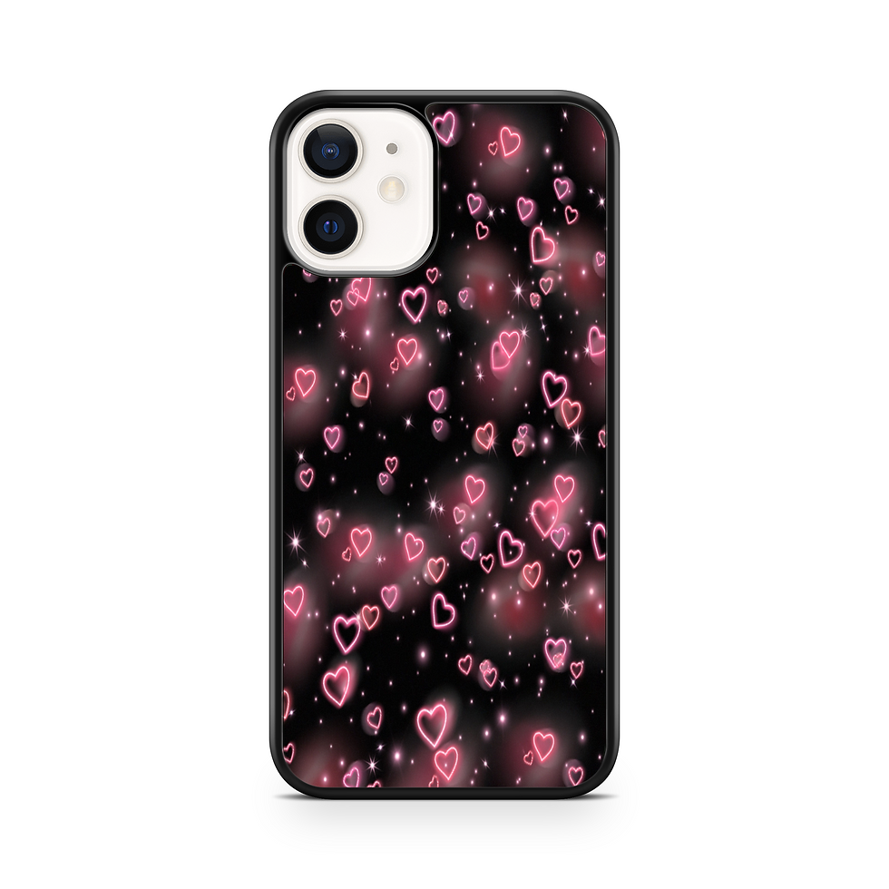Y2K Pink Hearts Case