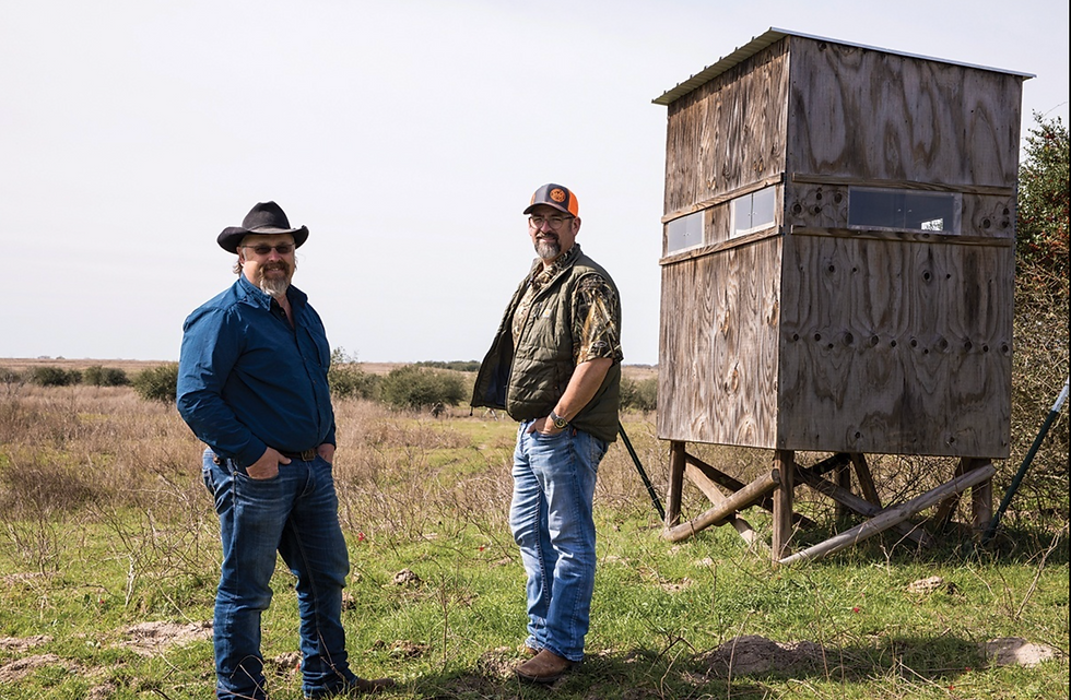 JD & Michael Moody at Deer Stand