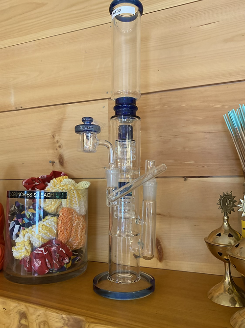 Jumbo blue dab rig 18”