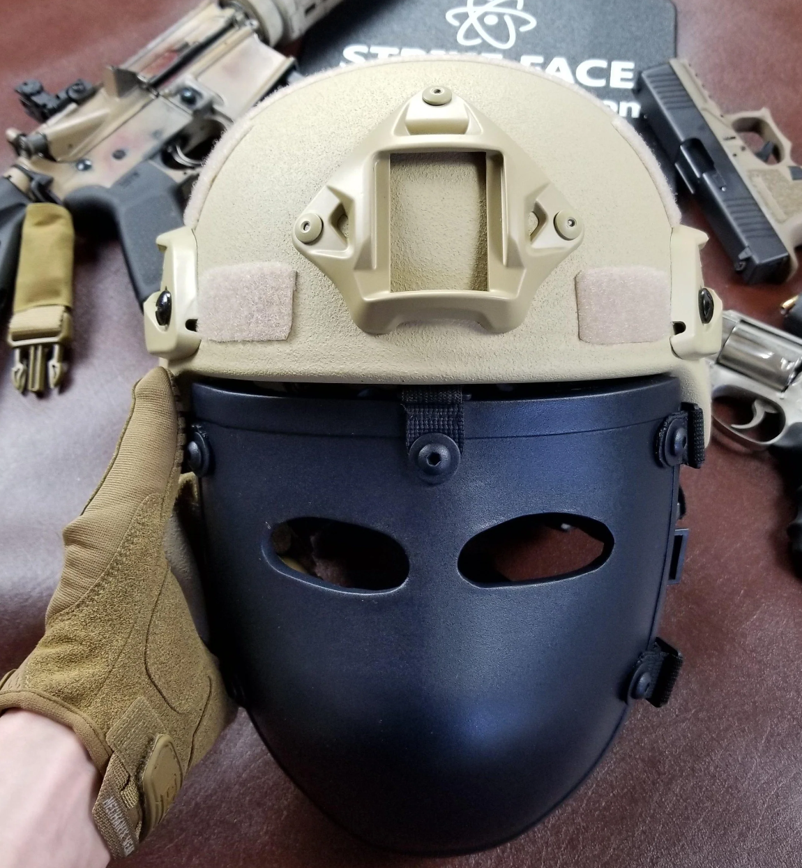 Half Face Bulletproof Mask for Helmets | NIJ Level IIIA+