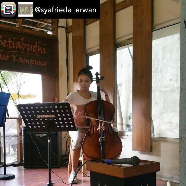 Thanks yah Ieda _syafrieda_erwan, sukses terus sekolah musiknya ya..