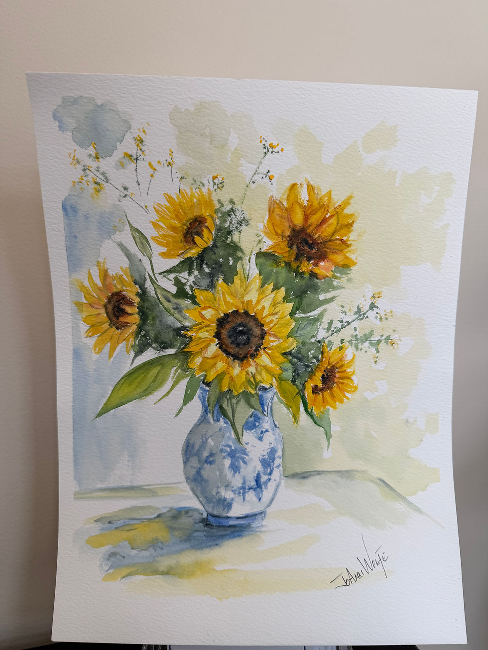 Sunflower Watercolor Workshop