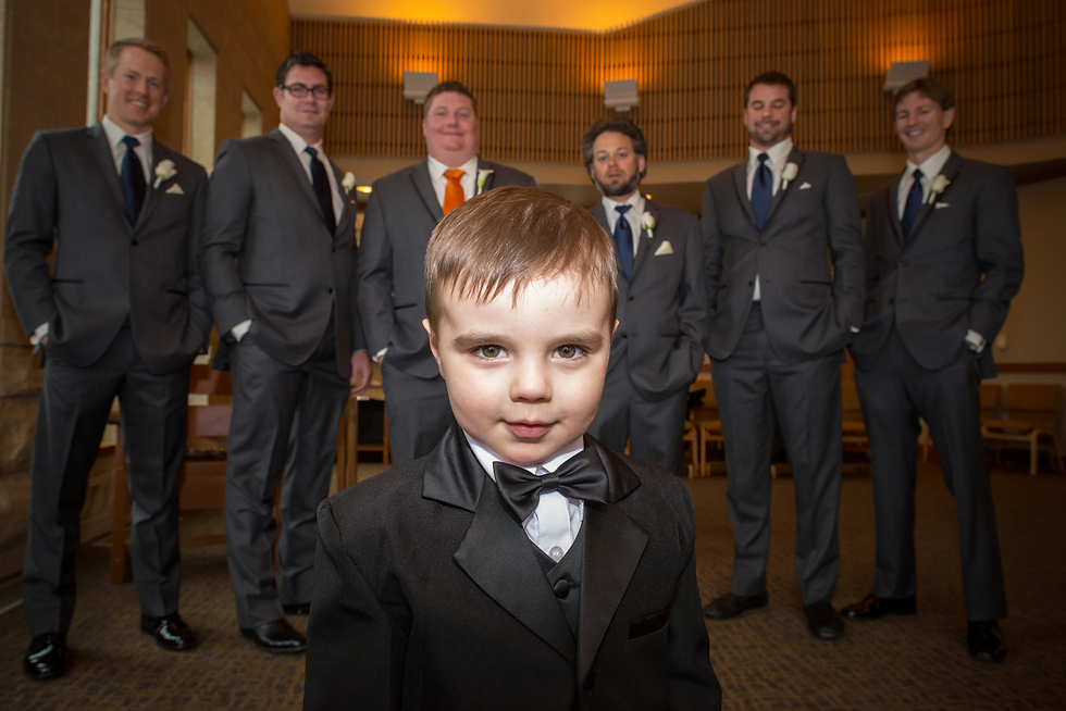 groomsmen ring bearer