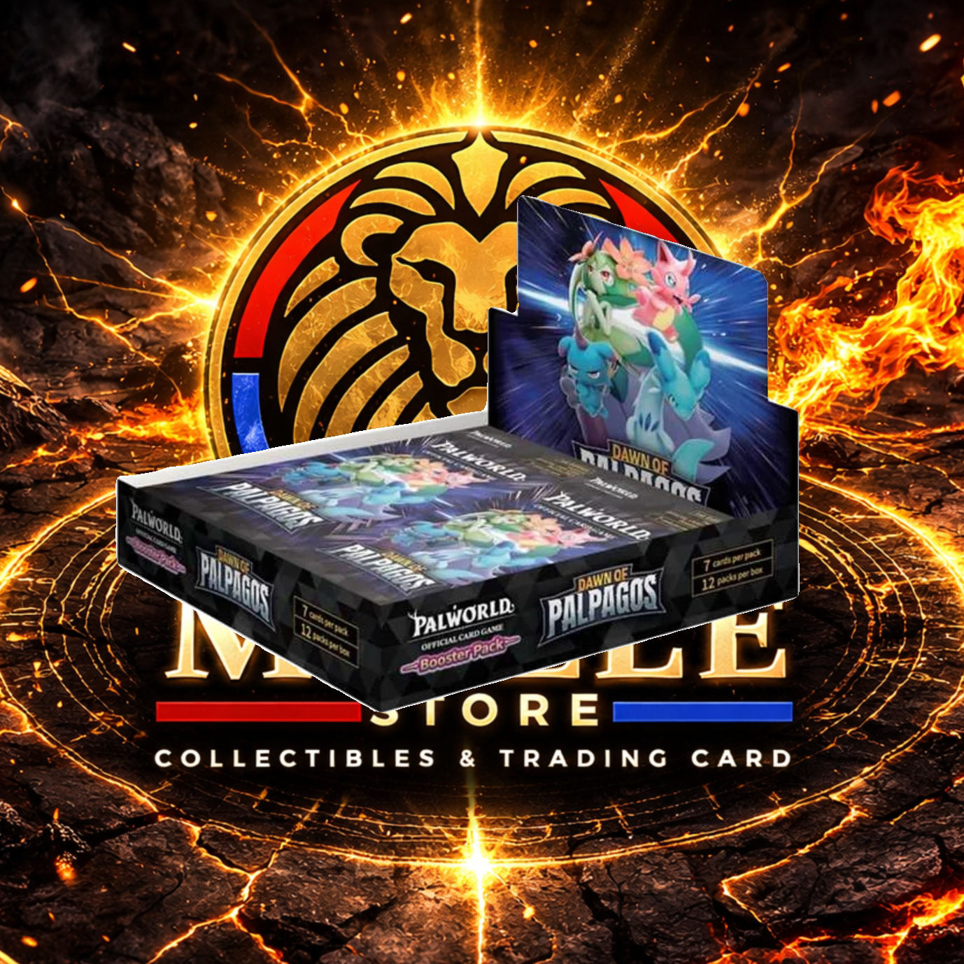 Palworld Card Game Booster Box BP01 Dawn of Palpagos (12 buste) ENG