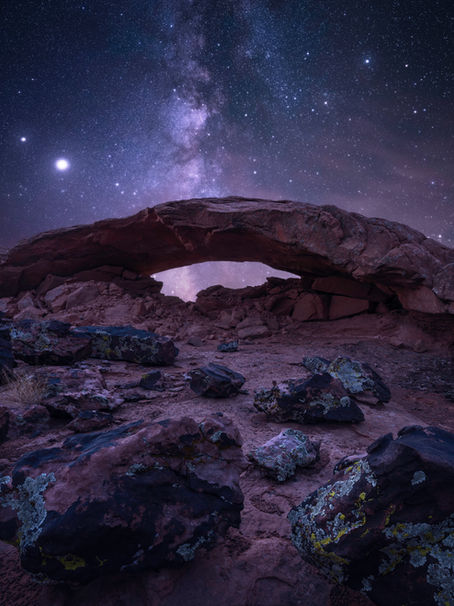 red sandstone arch in the heart of utah's grand staircase escalante