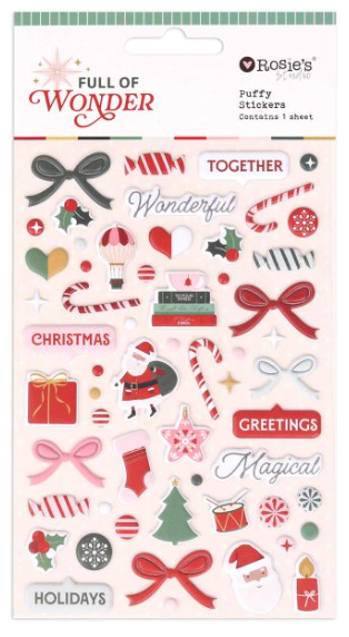 Full of Wonder Puffy Motif Stickers