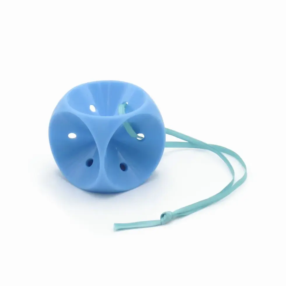 Silicone perforated cube pessary