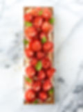 Strawberry Rose Tart