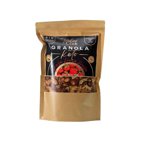 Granola Keto de fresa por Yulied Cook Misitio