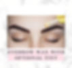 Eyebrow wax with optional tint application